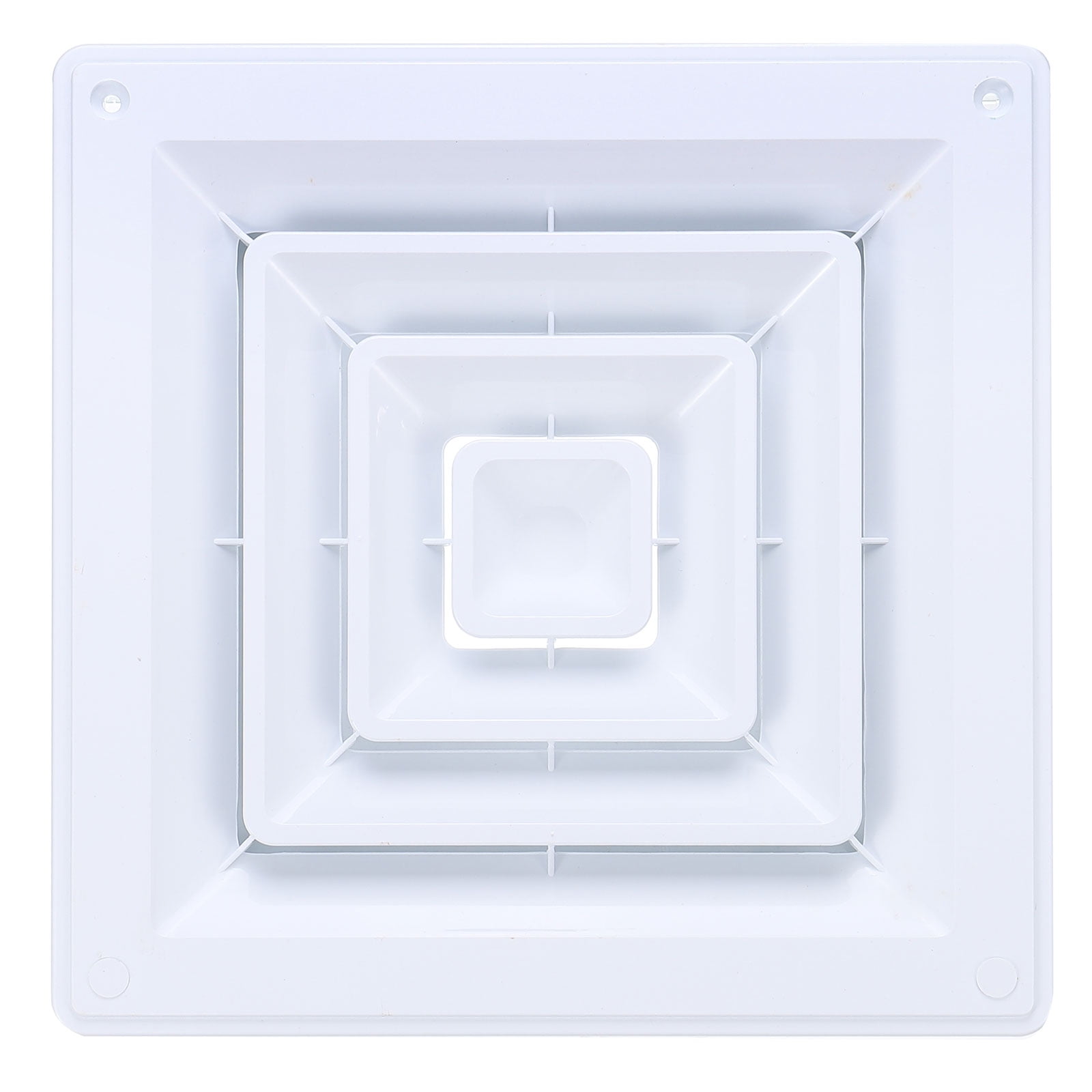 Uxcell Square Air Vent Cover 10 x 10 inch, 1pcs Plastic Air Diffuser ...