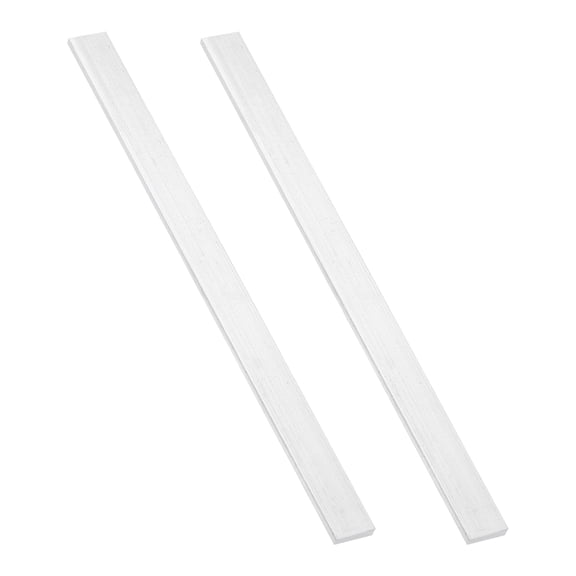 Uxcell Square Aluminum Flat Bar, 2Pack 3x25x330mm 6061 Aluminum Solid New Mill Stock
