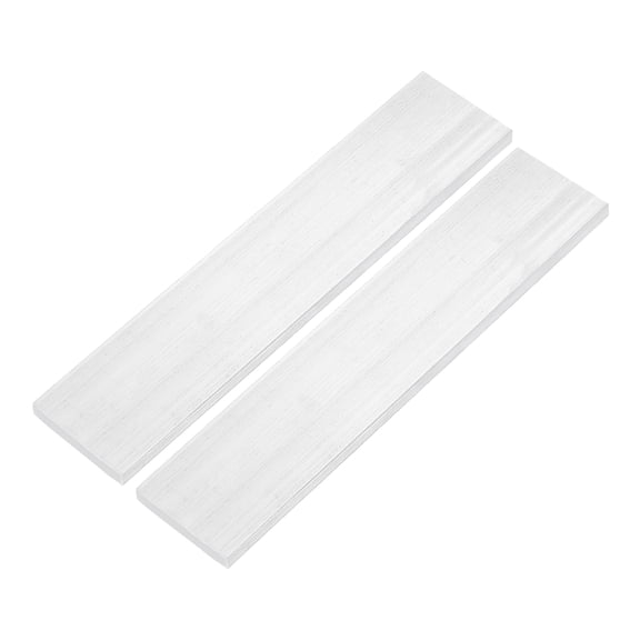 Uxcell Square Aluminum Flat Bar, 2pcs 12 x 50 x 305mm T6511 Solid New Mill Stock