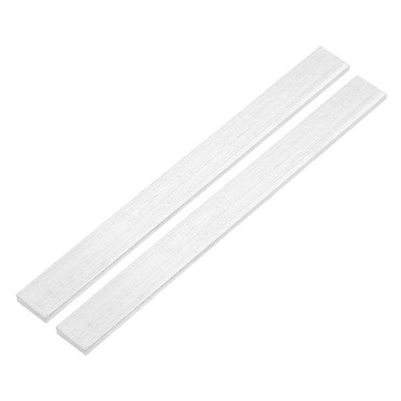 Uxcell Square Aluminum Flat Bar, 2pcs 3 x 25 x 254mm T6511 Solid New Mill Stock