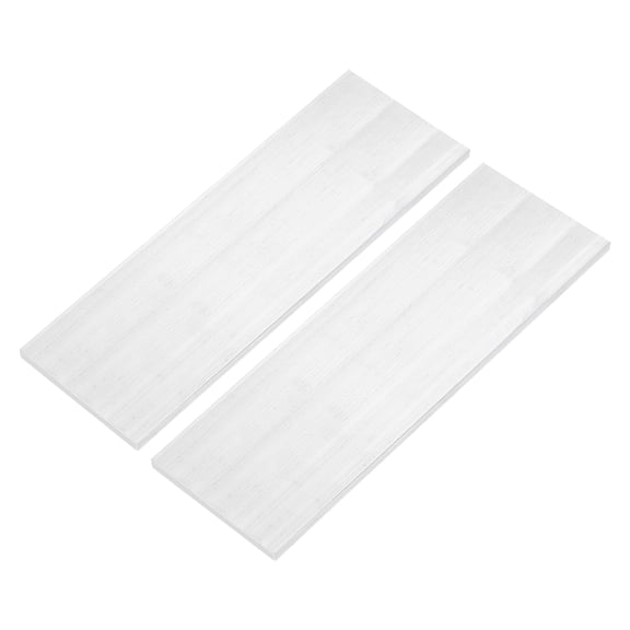 Uxcell Square Aluminum Flat Bar, 2pcs 6 x 80 x 305mm T6511 Solid New Mill Stock