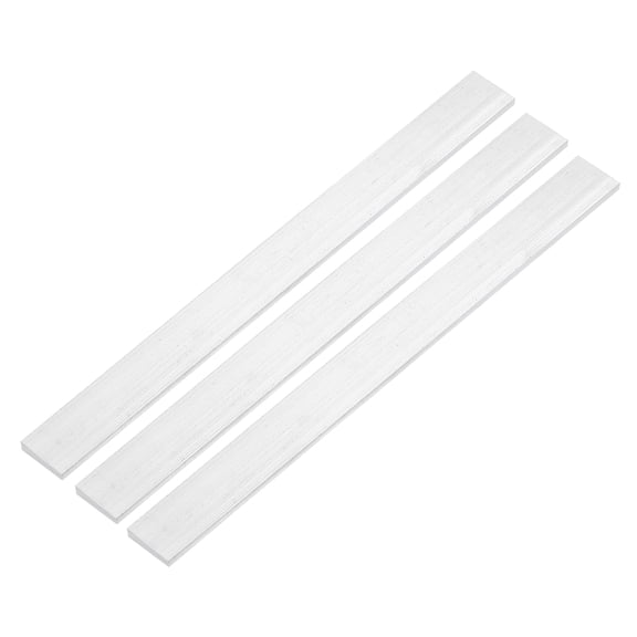 Uxcell Square Aluminum Flat Bar, 3pcs 3 x 30 x 305mm T6511 Solid New Mill Stock