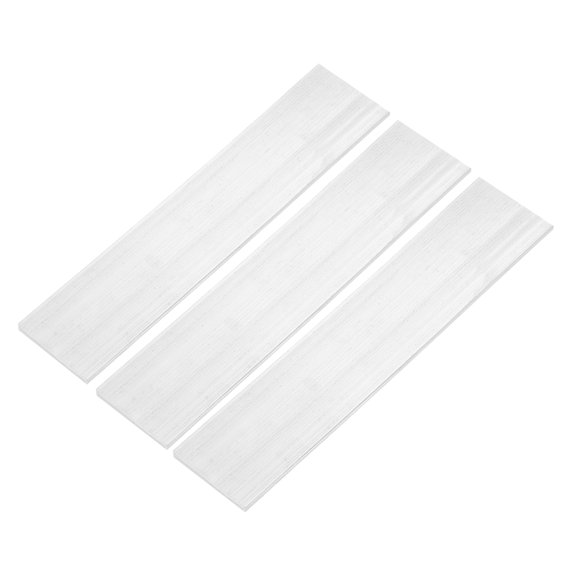 Uxcell Square Aluminum Flat Bar, 3pcs 3 x 50 x 305mm T6511 Solid New Mill Stock