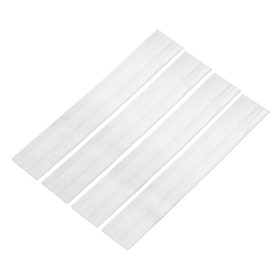 Uxcell Square Aluminum Flat Bar, 4pcs 3 x 50 x 406mm T6511 Solid New Mill Stock