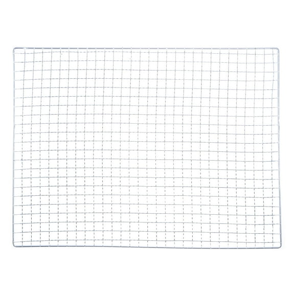 Uxcell BBQ Grill Net Galvanized Iron Barbecue Mesh Mat for Baking Charcoal Grilling Roasting 11.8"x15.7"