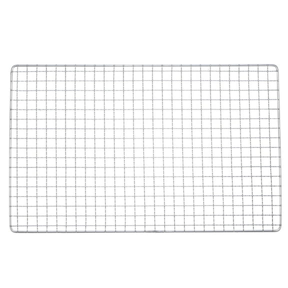 Uxcell Square BBQ Grill Net Stainless Steel Cross Wire Barbecue Mesh Mats for Baking, 17.3"x11.6"