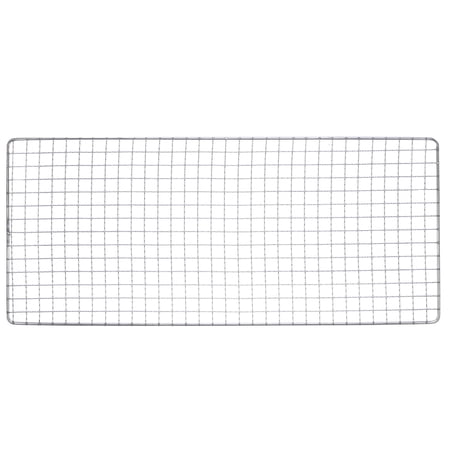 Uxcell Square BBQ Grill Net Stainless Steel Cross Wire Barbecue Mesh Mats for Baking, 17.3"x7.5"