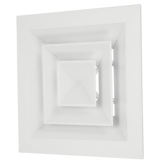 Uxcell Square Ceiling Diffuser, Aluminum Vent Cover for HVAC System 5 x 5 Inch