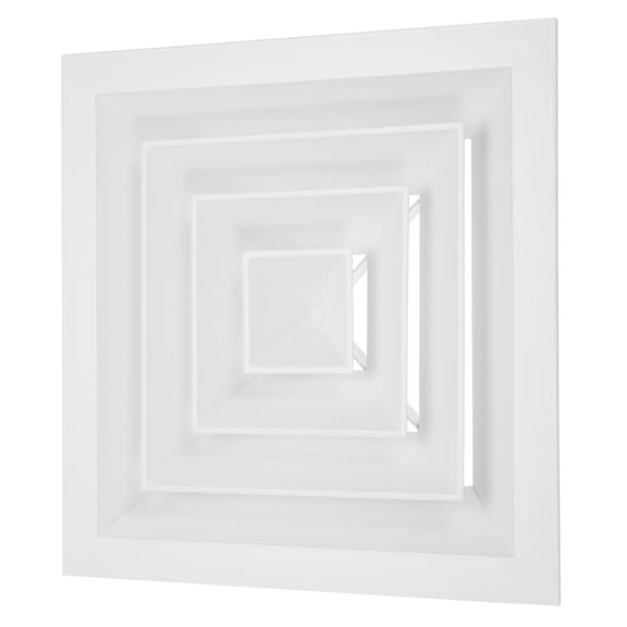 Uxcell Square Ceiling Diffuser, Aluminum Vent Cover for HVAC System 9 x 9 Inch