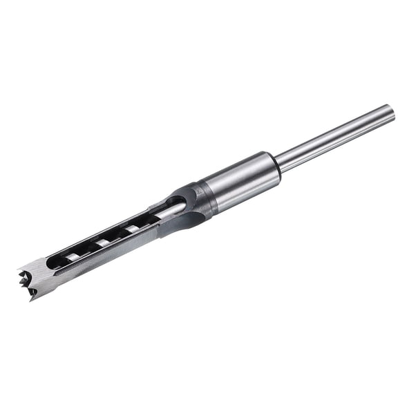 Uxcell Square Hole Drill Bit for Wood 10mm Hollow Chisel Mortiser Auger Spur Cutter Tool 12mm