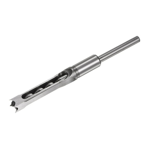 Uxcell Square Hole Drill Bit for Wood 9/16" Hollow Chisel Mortiser Auger Cutter Tool