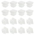 thumbnail image 1 of Uxcell Square Plastic Plug, 16 Pcs  5/8 Inch/16mm Tubing Insert End Caps, White, 1 of 5