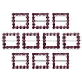 thumbnail image 1 of Uxcell Square Rhinestone Buckle Slider, 10Pcs 15mm Copper Rhinestone Crystal Ribbon Buckle, Plum Red, 1 of 5