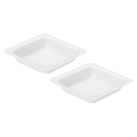 Uxcell Square-Shaped Weigh Boats 7mL Small Powder Dispenser, White 20 Pack
