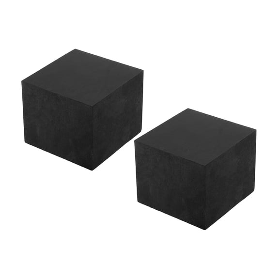 Uxcell Square Vibration Isolation Mats 3.94 " x 3.94 " x 3.1", Black 2Pcs