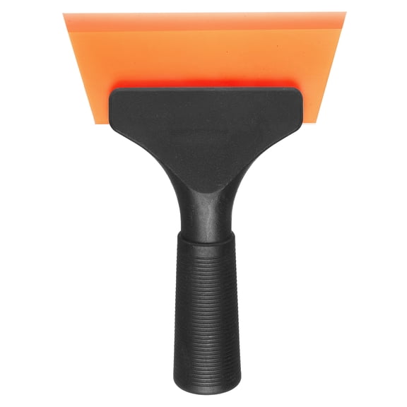 Uxcell Squeegee 5 Inch Length Auto Water Blade Shower Squeegee with Non-Slip Handle for Car Windshield Window Cleaner Glass Door, Orange