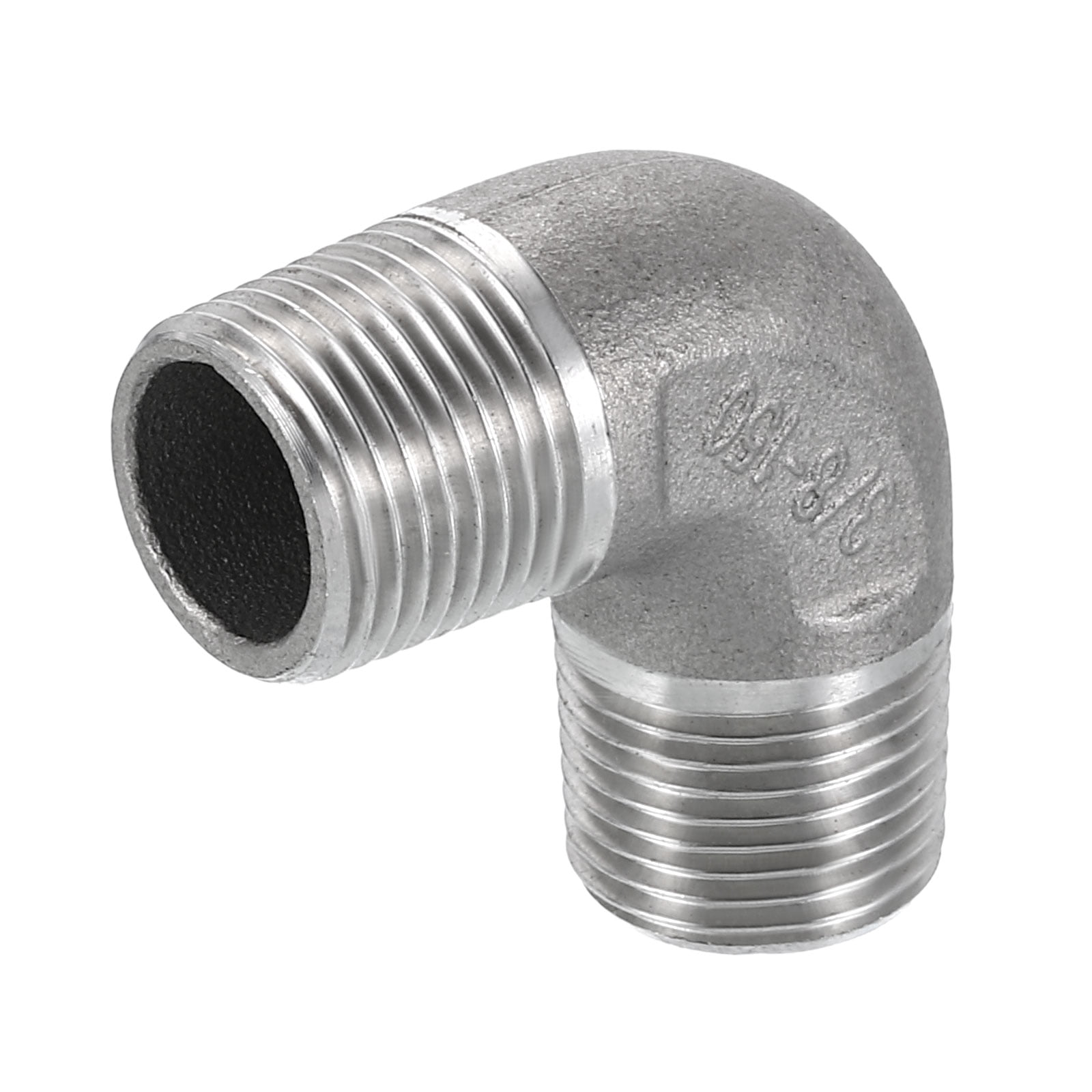 Uxcell Stainless Steel 304 Cast Pipe Fitting G3/8 Male Threaded Adapter ...