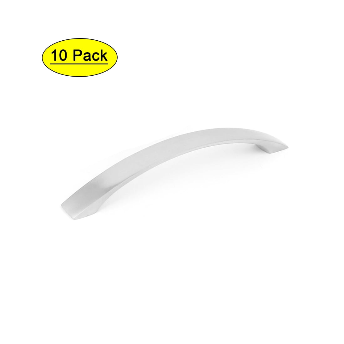 Matte Stainless Steel Arch Cabinet Door Pull Handle - 10 Pack