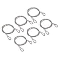 thumbnail image 1 of Uxcell Stainless Steel Cable, 6 Pack Coated 1/8" Wire Rope for Deck Railing 3.3ft, 1 of 4