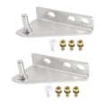 thumbnail image 1 of Uxcell Stainless Steel Hinge Freezer Door Hinges Inner Column Hinge Left for Refrigerator with Screws Pack of 2, 1 of 5