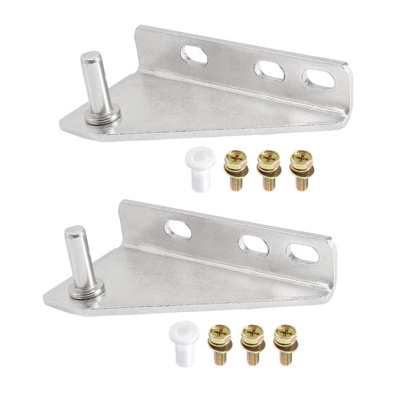 Uxcell Stainless Steel Hinge Freezer Door Hinges Inner Column Hinge Left for Refrigerator with Screws Pack of 2