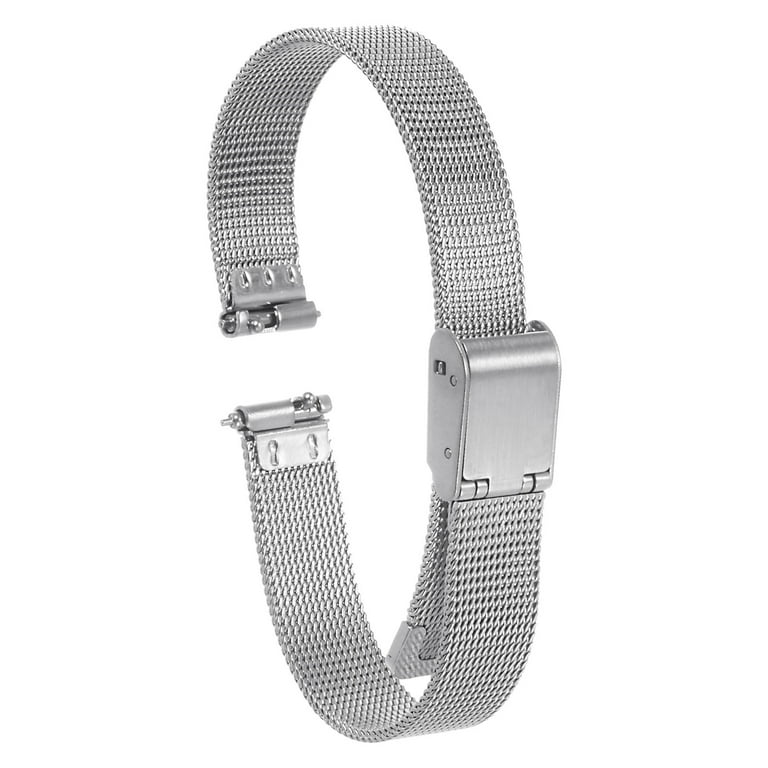 Uxcell Stainless Steel Mesh Watch Band 10mm Quick Release