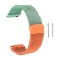 thumbnail image 1 of Uxcell Stainless Steel Mesh Watch Band 20mm Quick Release Metal Replacement Watch Strap with Magnetic Buckle for Men Women, Orange Green, 1 of 7