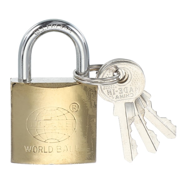 Uxcell Stainless Steel Padlocks Keyed Alike Long Shackle Lock Padlock with Keys for Gym Locker Gate Fence Outdoor 1.9"