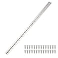 thumbnail image 1 of Uxcell Stainless Steel Piano Hinge Continuous Hinge for Cabinet Doors Wardrobe Doors Silver 30 Inch x 1.2 Inch, 1 of 7