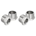 thumbnail image 1 of Uxcell Stainless Steel Reducer Hex Bushing, Pipe Reducing Adapter Fitting Connector 1" BSPT Male to 1/2" BSPT 4, 1 of 6