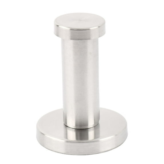 Uxcell Stainless Steel Round Wall Mount Bathroom Robe Polishing Towel Coat Holder Hanger Hook