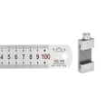 thumbnail image 1 of Uxcell Stainless Steel Ruler with Scriber Block 40" Metric Inch Ruler with 33mm Locating Vernier Slider, Silver Tone, 1 of 5