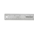 thumbnail image 1 of Uxcell Stainless Steel Rulers with Non-Skid Backing 45cm/18" Inch and Metric Metal Ruler, 1 of 6