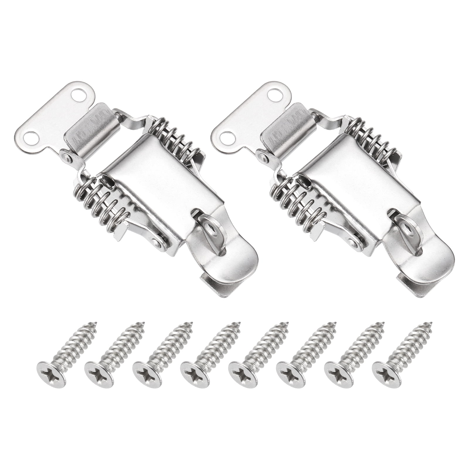 Toggle Latch Compression Spring Uxcell Stainless Steel Spring Loaded Toggle Latch with Lock Hole, (L ...