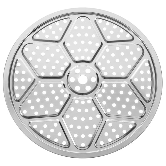 Uxcell Stainless Steel Steamer Rack 13.4 inches Pot Steaming Tray Thicken Pressure Cooker Canning Racks Silver Tone