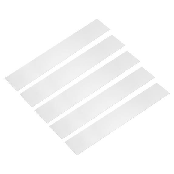 Uxcell Stainless Steel Strips, 304 Stainless Steel Metal Shim Stock Stainless Steel Flat Bar Gap Filler Trim Strip for DIY Craft Making 0.04"x2"x12" 5