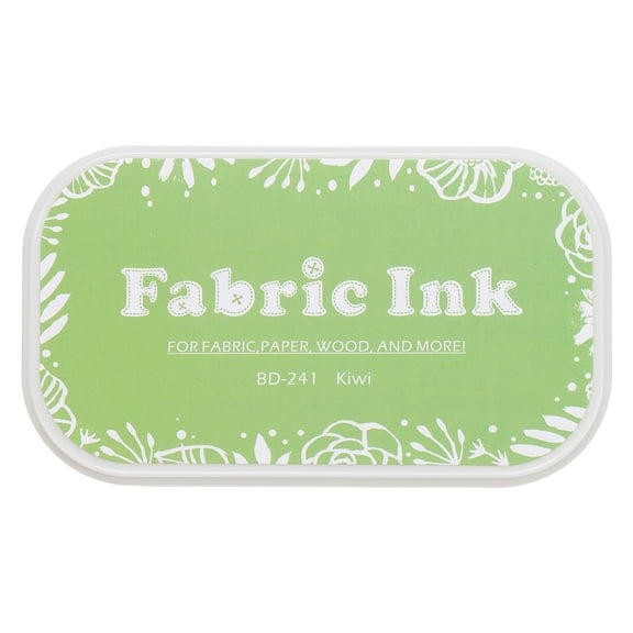 Uxcell Stamp Ink Pad, 2.2x3.7 Inch Cyan Washable Craft Finger Stamps Pad for Paper Wood Fabric Inkpad DIY Card Making