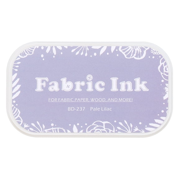 Uxcell Stamp Ink Pad, 2.2x3.7 Inch Pale Purple Washable Craft Finger Stamps Pad for Paper Wood Fabric Inkpad DIY Card Making