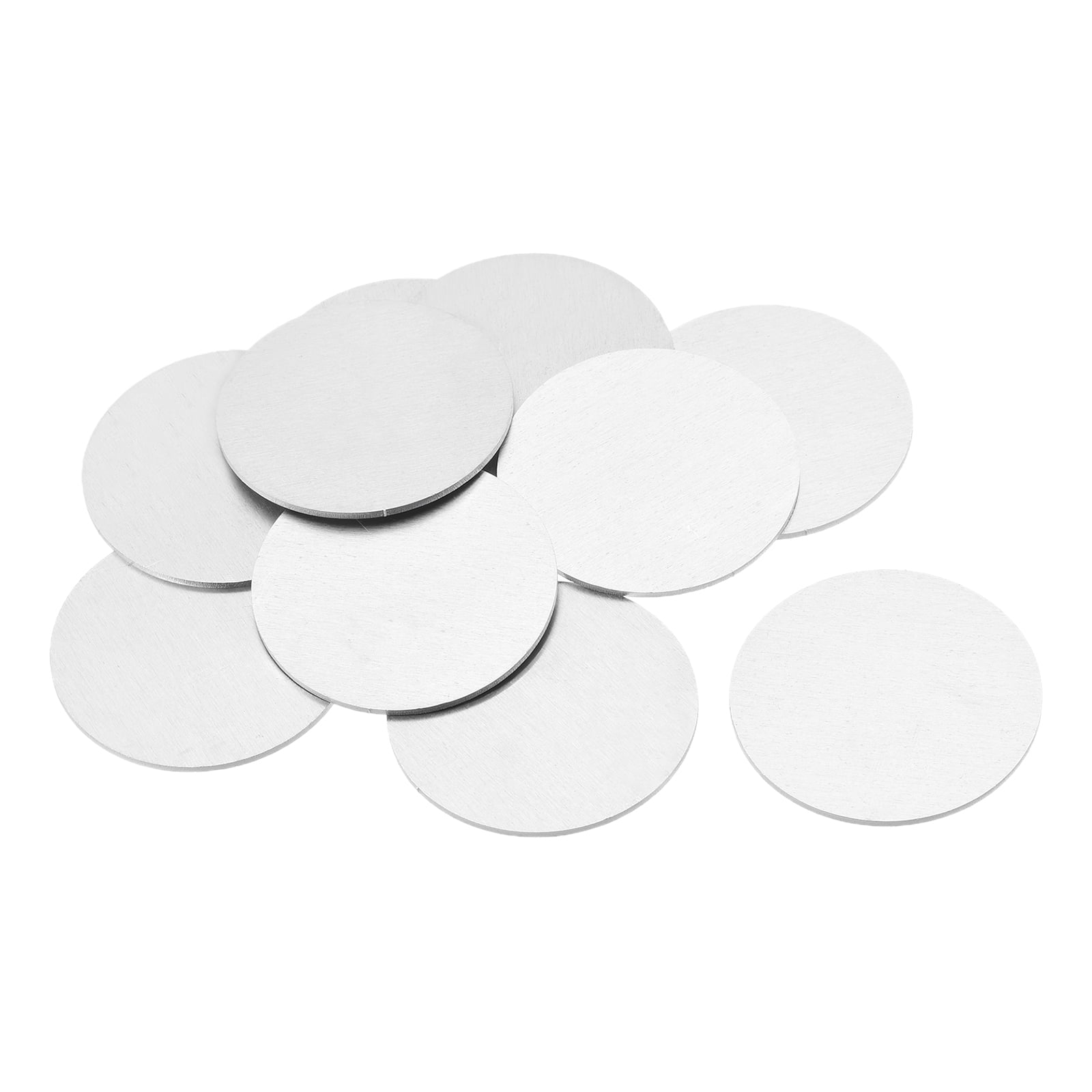 Uxcell Stamping Blank Aluminium Round DIY Tags 51mm 2
