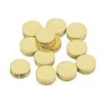 thumbnail image 1 of Uxcell Stamping Blank Brass Round DIY Tags Yellow, 6mm/0.2 inch for Crafts Decoration, Pack of 12, 1 of 7