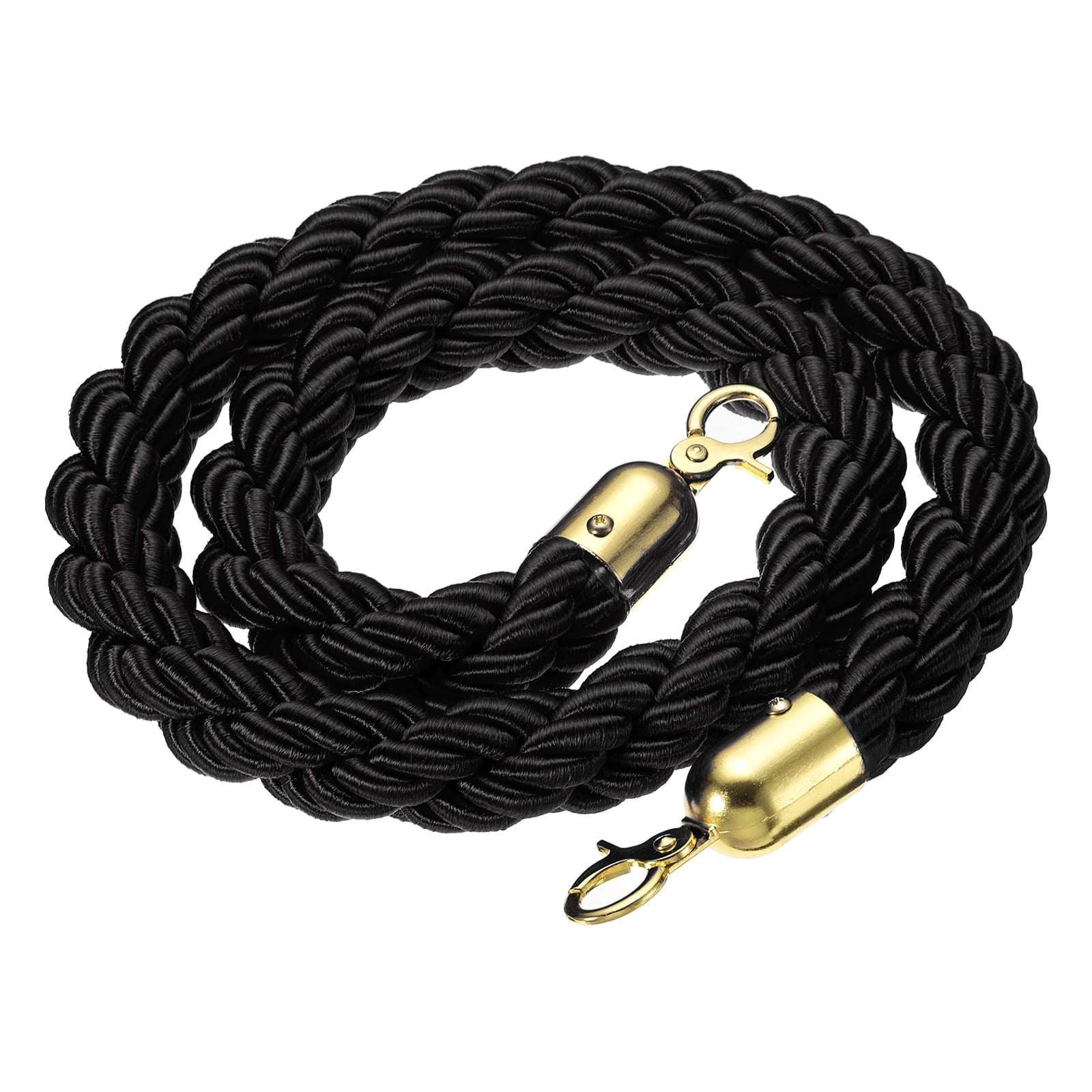 Uxcell Stanchion Rope, 1.2m/3.9Ft Barrier Rope Twisted Post Ropes with ...