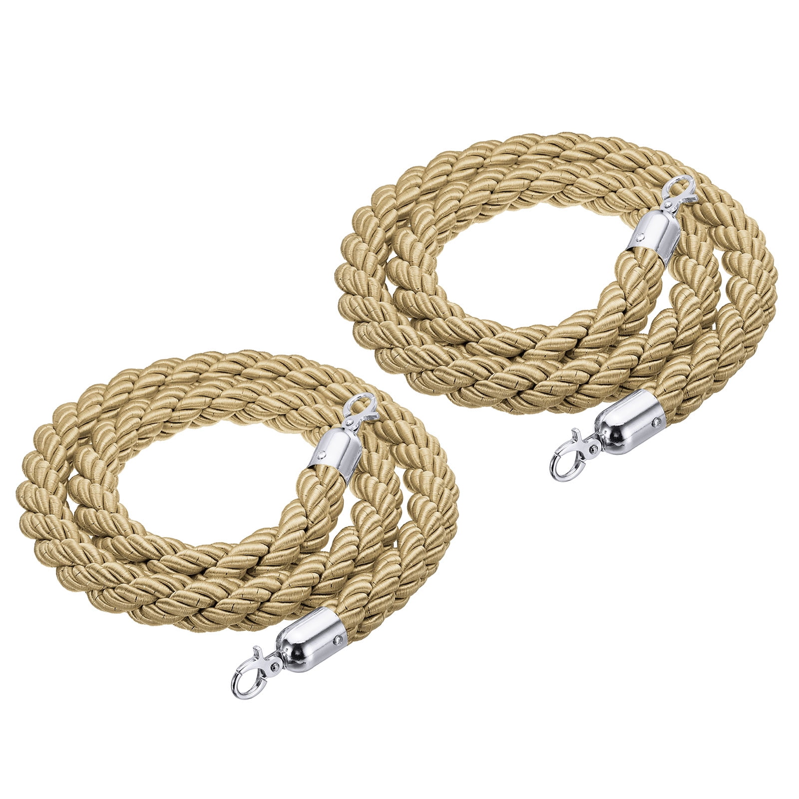 Uxcell Stanchion Rope, 2 Pack 1.5m/5Ft Barrier Rope Twisted Post Ropes ...