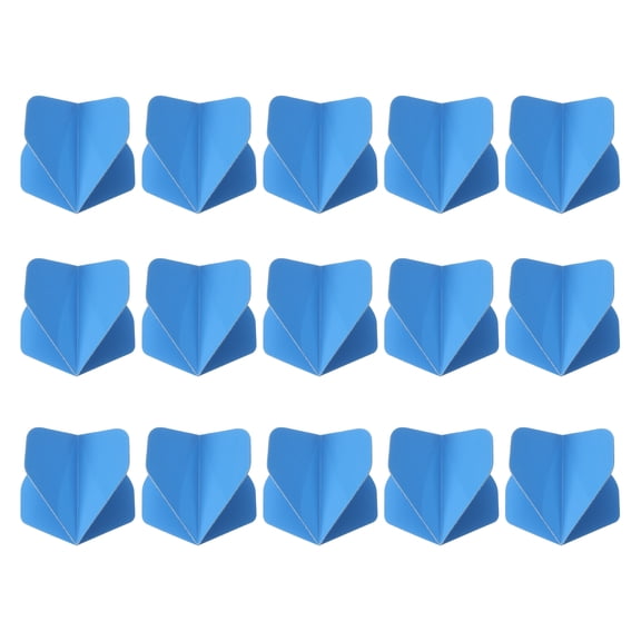 Uxcell Standard Dart Flights, 15 Pack Flights Blue