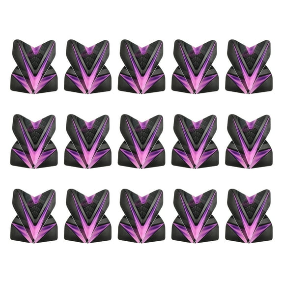 Uxcell Standard Dart Flights, 30 Pack Flights V-Element Pattern, Light Purple