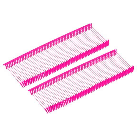 Uxcell Standard Tagging Fasteners,Plastic Regular,Standard Label Gun Price Tagging Barbs for Garment Price Tag Label Tagging Barbs 25mm/1 Inch,Pack of 2500 Rose Red