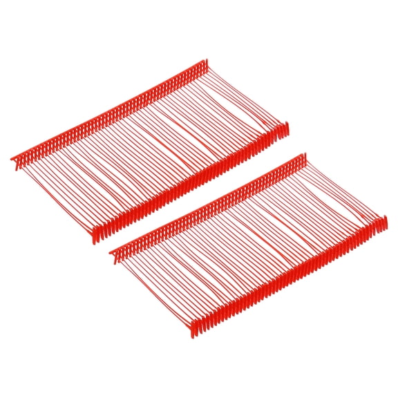 Uxcell Standard Tagging Fasteners,Plastic Regular,Standard Label Gun Price Tagging Barbs for Garment Price Tag Label Tagging Barbs 50mm/2 Inch,Pack of 2500 Red