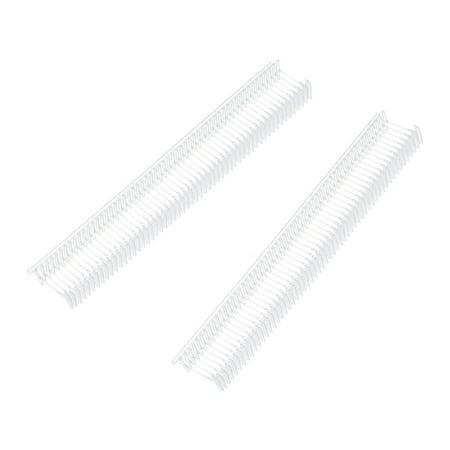 Uxcell Standard Tagging Fasteners,Plastic Standard Label Gun for Garment Price Tag 10mm/0.39",Pack of 1000 Transparent