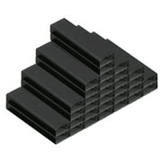 Uxcell Staples for Stapler, 26/6 Standard 1/4" Length Staples for Office Supplies, Black 2 Pack