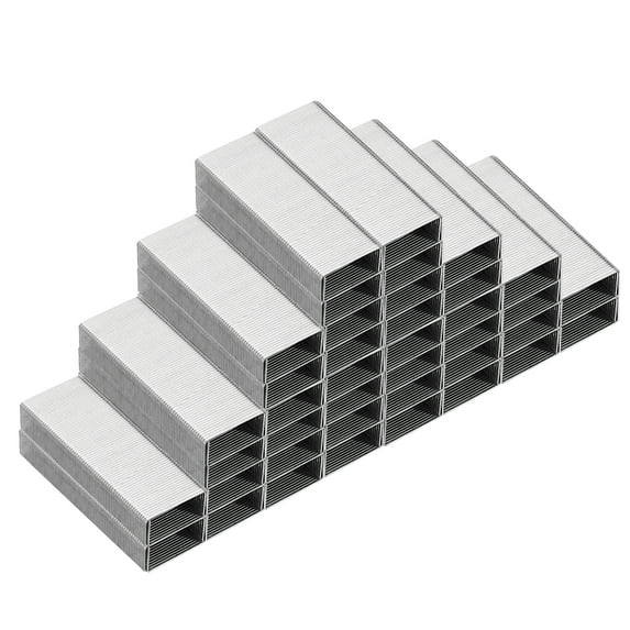 Uxcell Staples for Stapler, 8 Pack #10 Mini 3/16 Inch Length Staples for Office Supplies, Silver