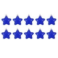 thumbnail image 1 of Uxcell Star Bead Pendants with Charm Loop for Craft, 10Pcs Blue, 1 of 6